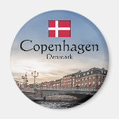 Copenhagen Souvenir Magnet (Vorne)
