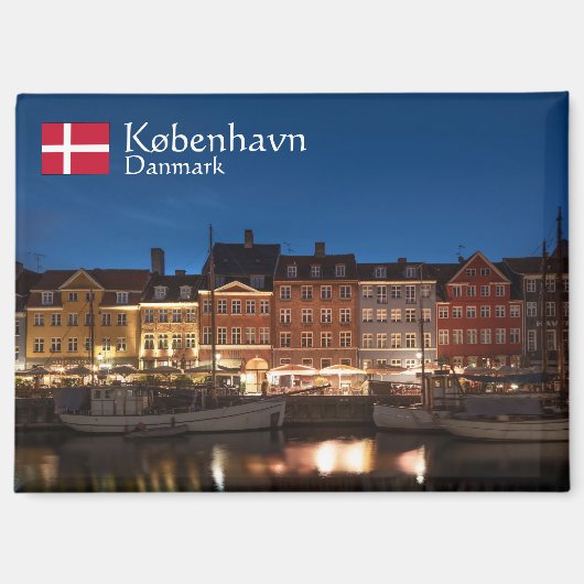 Copenhagen Souvenir Magnet (Vorderseite)