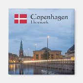 Copenhagen Souvenir Magnet (Vorne)