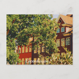 Copenhagen Stadtbild - Dänemark Feiertagspostkarte