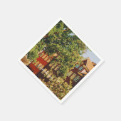 Copenhagen Stadtbild - Dänemark Serviette (Ecke)