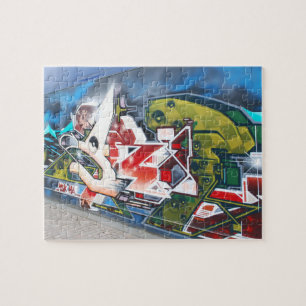 Copenhagen Street Graffiti Kunst Puzzle