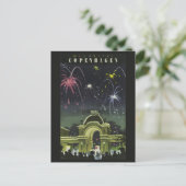 Copenhagen Vintage Travel Postcard Postkarte (Stehend Vorderseite)