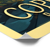 Copenhagen Vintage Travel Poster (Ecke)