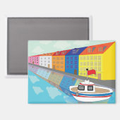 Copenhagen Waterfront District Magnet (Vorderseite/Rückseite)
