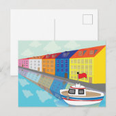 Copenhagen Waterfront District Postkarte (Vorne/Hinten)