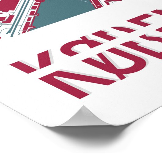 Copenhague Map RB Poster (Ecke)