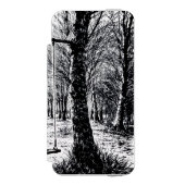 Copertina per telefono elegante con paesaggi natur incipio iPhone Geldbeutel-Hülle (Folio Vorderseite)