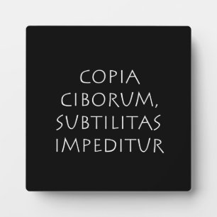 Copia ciborum subtilitas hemeditur fotoplatte