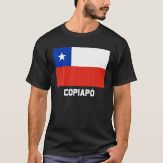 Copiapo Republica Chile Flaggenemblem Escudo Bande T-Shirt