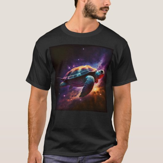 Copie De Copie De Space Turtle T-Shirt (Vorderseite)