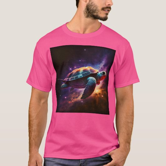 Copie De Copie De Space Turtle T-Shirt (Vorderseite)