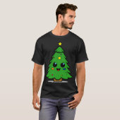 Copie de Niedlich und lächelnd Weihnachtsbaum T-Shirt (Vorne ganz)