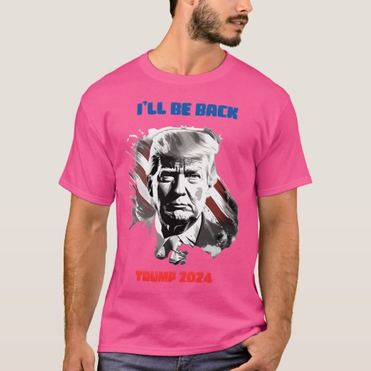 Copie de Trump 2024 - Ich bin wieder da T-Shirt (Vorderseite)