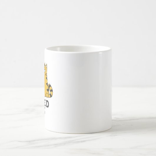 Copied Cat Funny Animal Puff Kaffeetasse (Mittel)