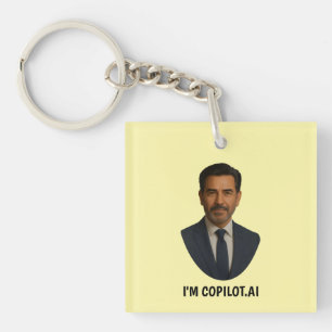 COPILOT.AI ist Ihr Schlüssel zum Erfolg! Quadratis Schlüsselanhänger