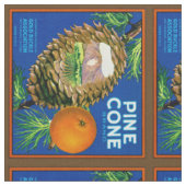 CoPine Cone Orange Stoff (Nahaufnahme)