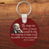Copland on Music Schlüsselanhänger (Vorderseite)