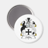 Copley Familienwappen Magnet (Vorderseite/Rückseite)
