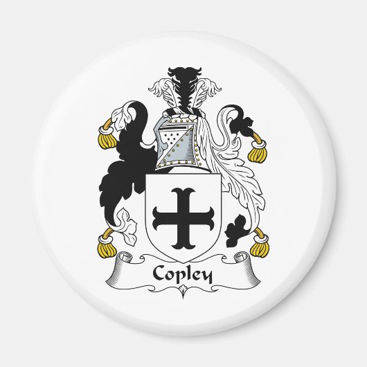 Copley Familienwappen Magnet (Vorne)