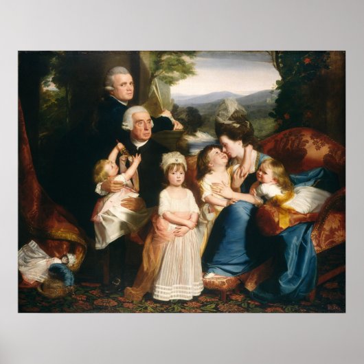 Copley Family - John S. Copley Fine Art Poster (Vorne)