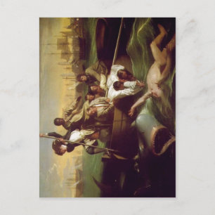 Copley, John Singleton Watson und der Hai 1778 T Postkarte