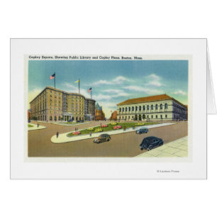 Copley Piazza-und Quadrat-Ansicht der