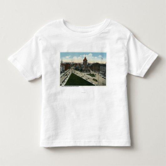 Copley quadratische Ansicht der Kleinkind T-shirt (Vorderseite)