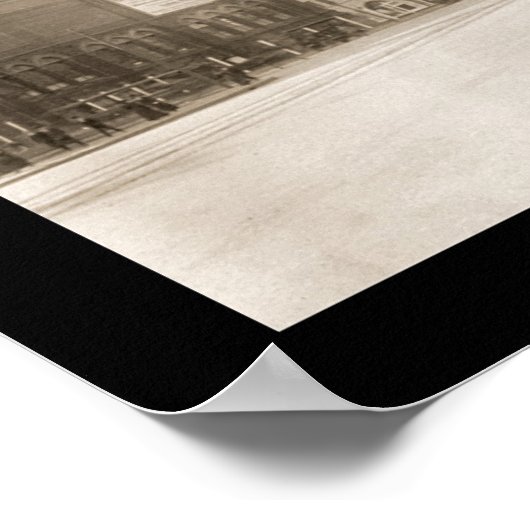 Copley Square Boston Foto 1910 Poster (Ecke)