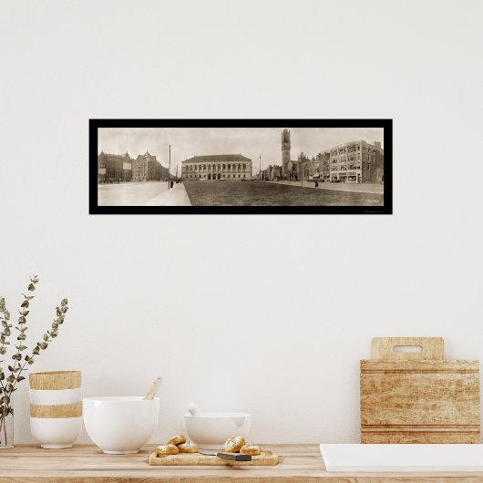 Copley Square Boston Foto 1910 Poster (Küche)