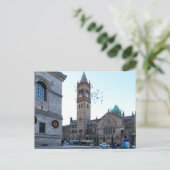 Copley Square Boston Massachusetts Postcard Feiertagspostkarte (Stehend Vorderseite)
