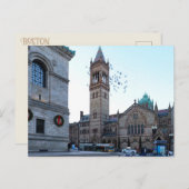 Copley Square Boston Massachusetts Postcard Feiertagspostkarte (Vorne/Hinten)