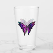 Copo de Vidro (Glass Cup) Borboleta Mística Glas (Rückseite)