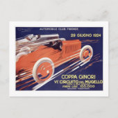 Coppa Ginori Auto Postkarte (Vorderseite)