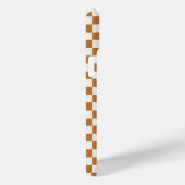 Copper and eggshell checkerboard pattern Case-Mate iPhone hülle (Rückseite / Rechts)