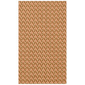 Copper and Peach Dahlia Gold Art Deco Tablecloth Tischdecke (Vorderseite)