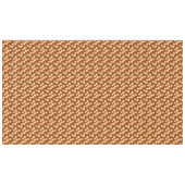 Copper and Peach Dahlia Gold Art Deco Tablecloth Tischdecke (Vorderseite (Horizontal))