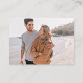 Copper Black Goth Wedding QR Code UAWG online Begleitkarte (Rückseite)