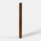 Copper Brown Metallic Monogram Case-Mate iPhone-Hü iPhone Hülle (Rechte Seite)