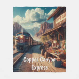 Copper Canyon Express Fleecedecke