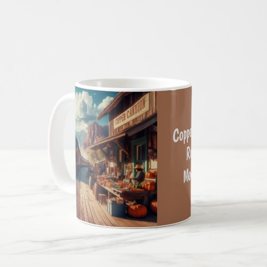 Copper Canyon Express Kaffeetasse (Vorderseite Links)