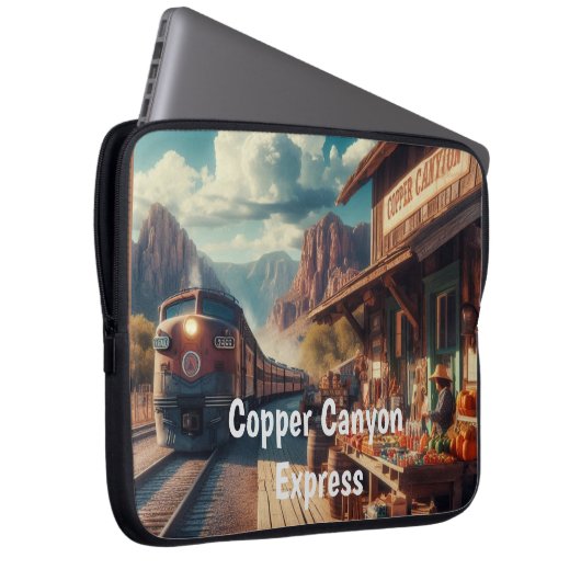 Copper Canyon Express Laptopschutzhülle (Vorne Rechts)