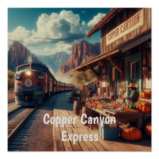 Copper Canyon Express Poster (Vorderseite)