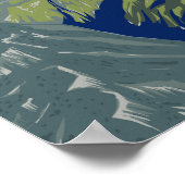 Copper Canyon Mexico Reisen Kunst Vintag Poster (Ecke)