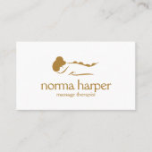 COPPER Chic Stone Massage Therapie Wellness Day We Visitenkarte (Vorderseite)