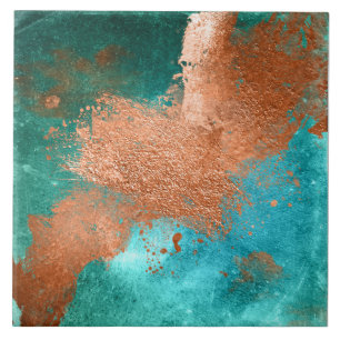 Copper Distressed Patina Fliese