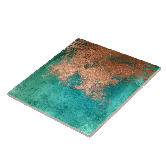 Copper Distressed Patina Fliese (Seite)