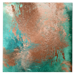 Copper Distressed Patina Fliese