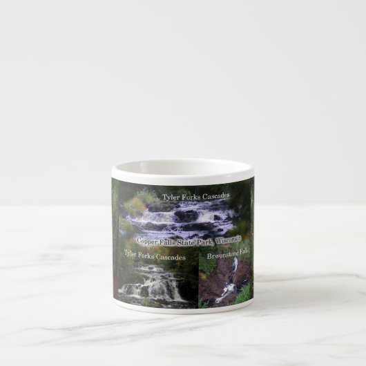 Copper Falls Staat Park Espresso Tasse (Vorderseite)
