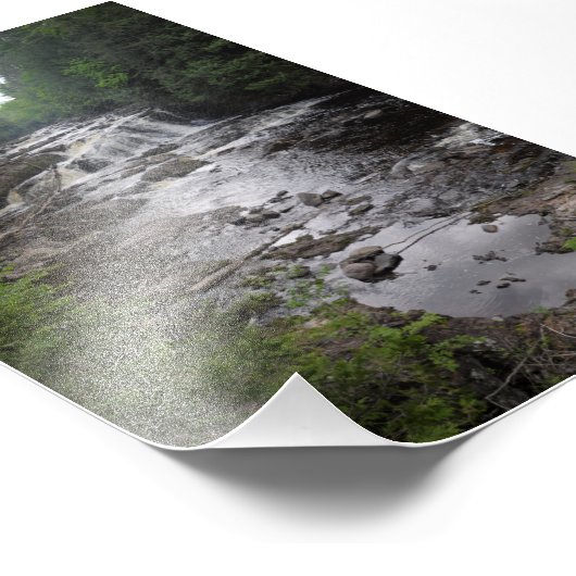 Copper Falls Staat Park Fotodruck (Ecke)